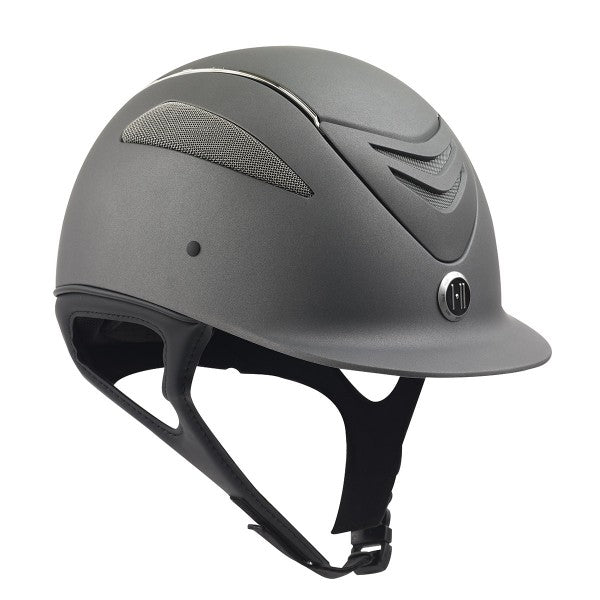 One K Defender Chrome Stripe Helmet