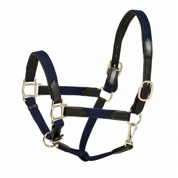 HK Americana Padded Web and Leather Halter